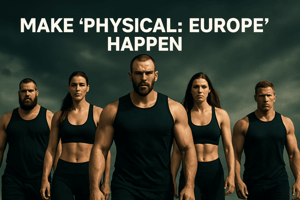 Soft cinematic street scene in Europe showing tall silhouettes, layered winter fashion, and warm sunlight reflecting across stone architecture