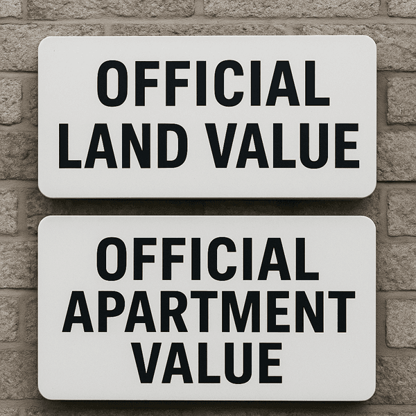 Official Land Value & Official Apartment Value in Korea