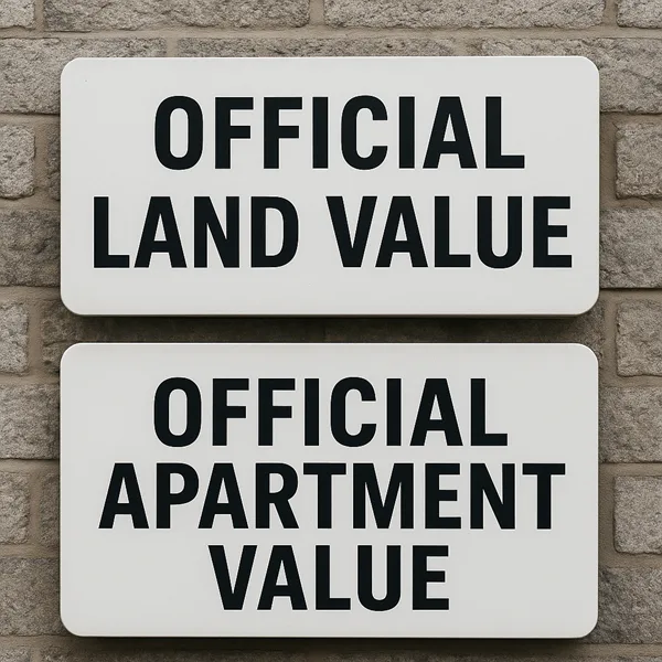 Official Land Value & Official Apartment Value in Korea