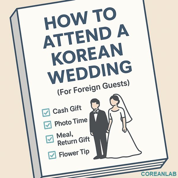 Korean Wedding Etiquette | How to Attend a Korean Wedding (Guide for Foreign Guests)