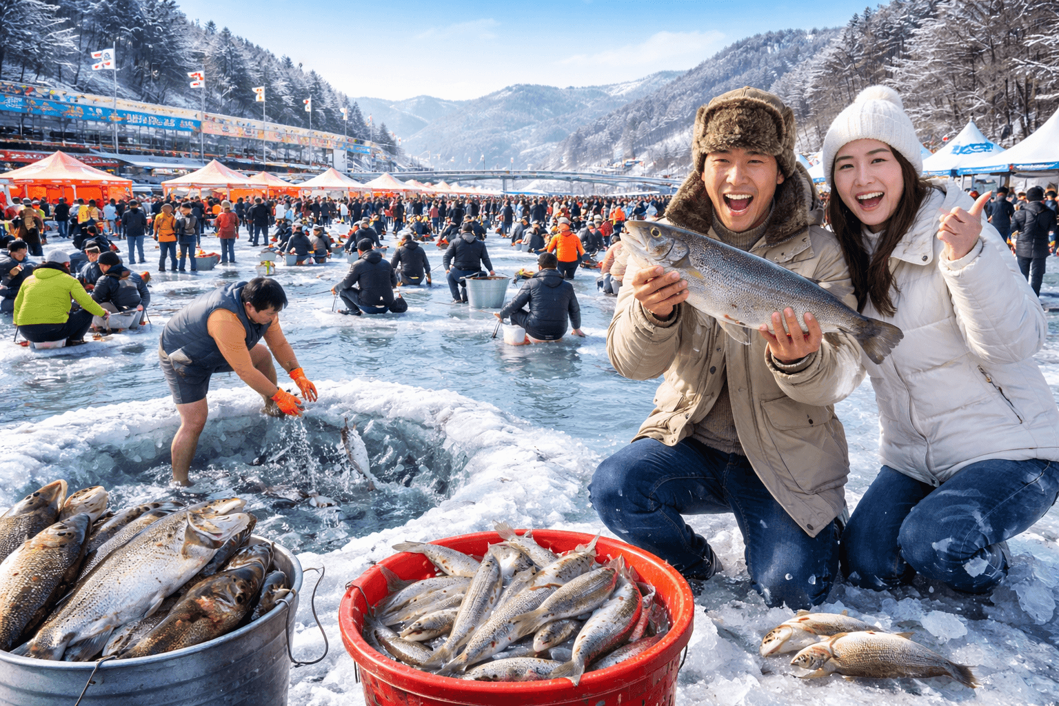 Korea’s Winter Fishing Festivals: Sancheoneo, Smelt & Trout