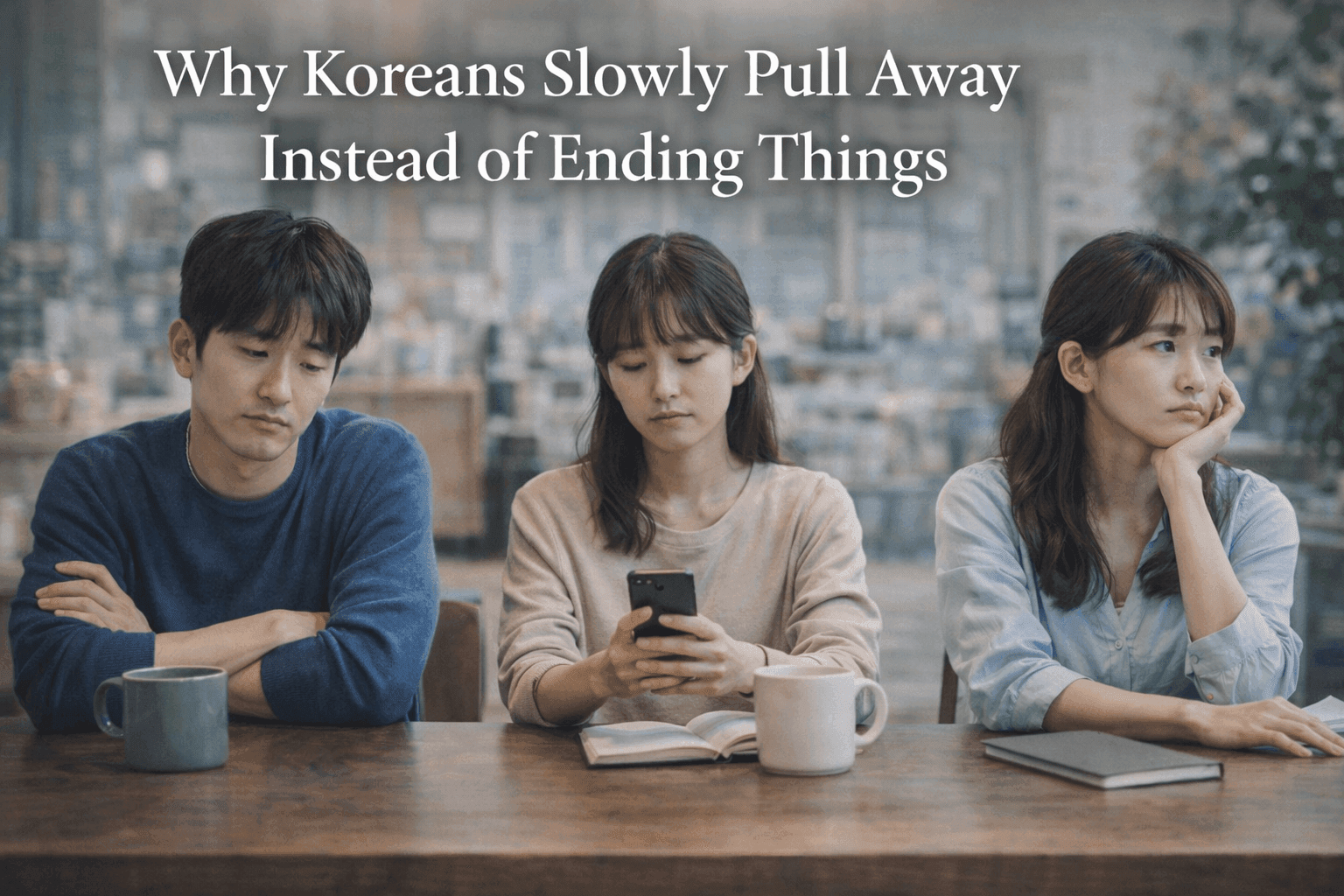 Why Koreans Slowly Pull Away Instead of Ending Things
