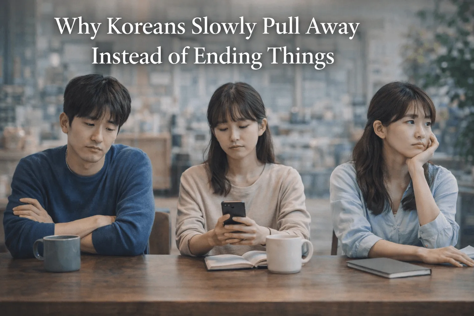 Why Koreans Slowly Pull Away Instead of Ending Things