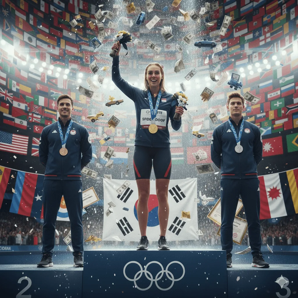 What Olympic Medalists Receive in Different Countries (Olympic medal rewards by country)